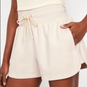 Women's White Athletic Shorts